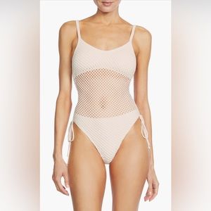 Robin Piccone Pua One-Piece Swimsuit, Size 10, $168